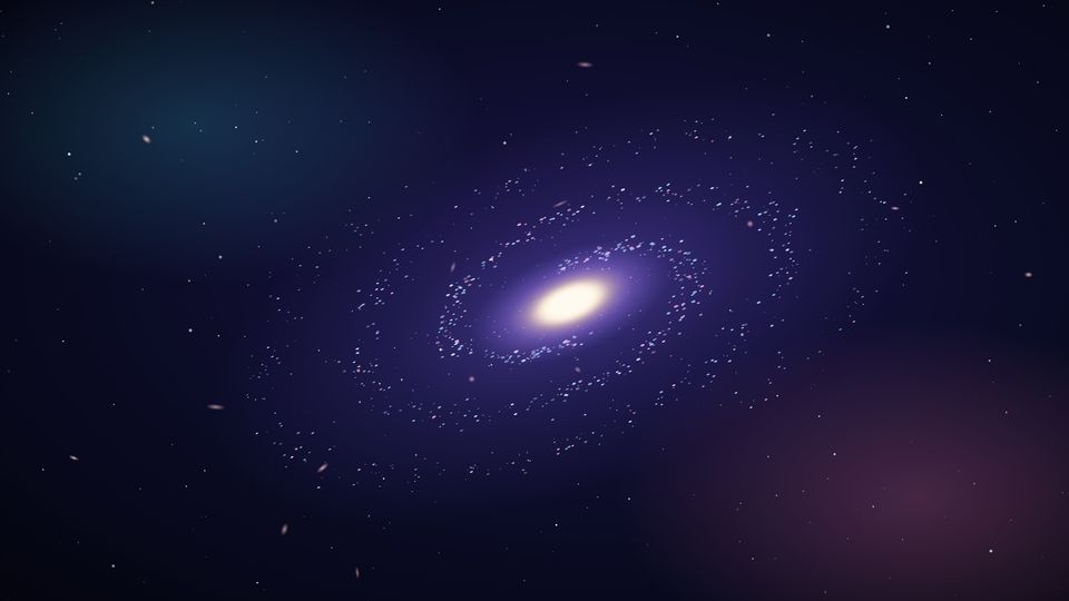 Spiral galaxy wallpaper preview