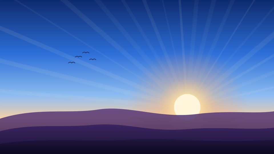 Sunset sky wallpaper preview